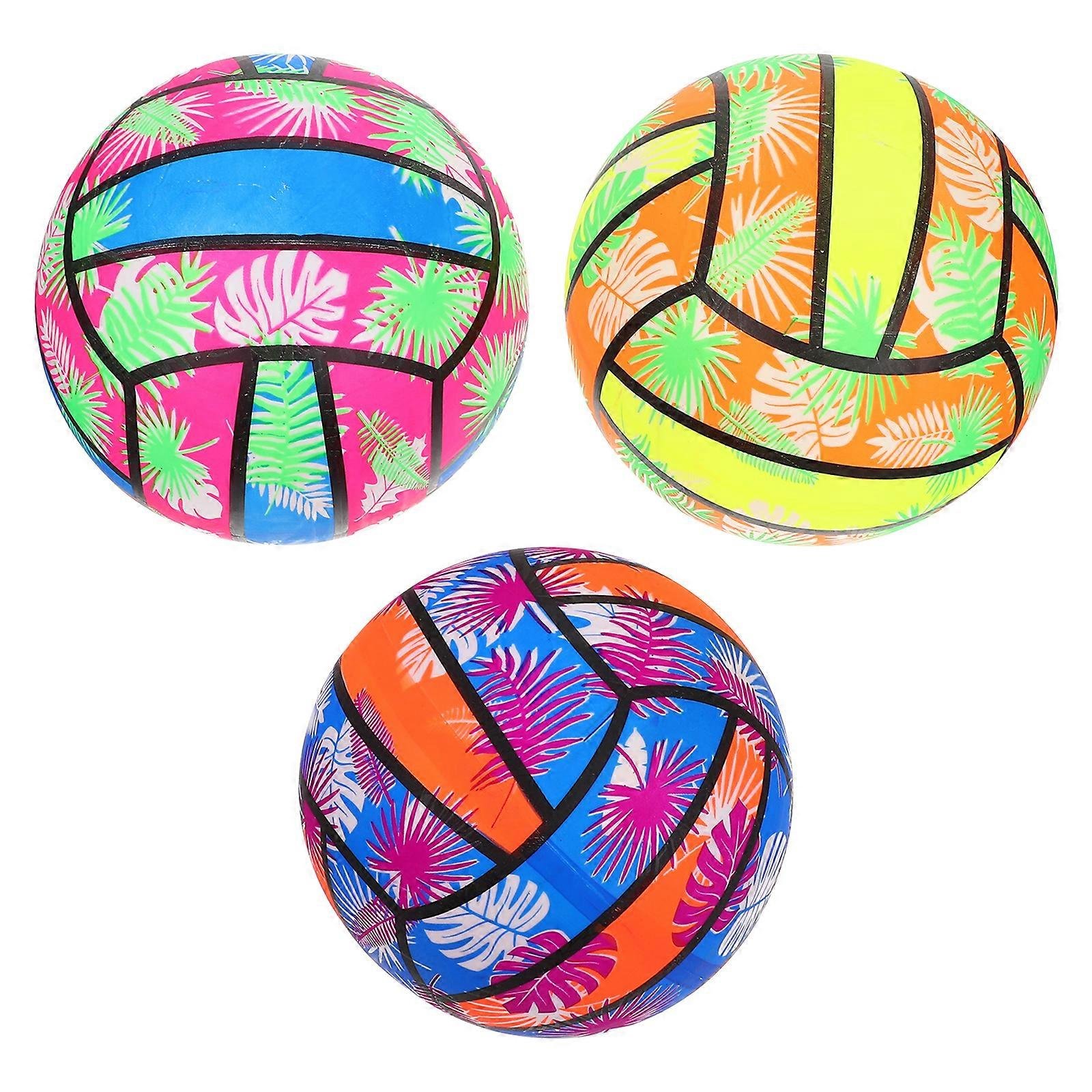 3 Pcs Boys Kids Toys Inflatable Beach Volleyball Kids Pool Toys Summer Beach Volleyball Swimming Poo