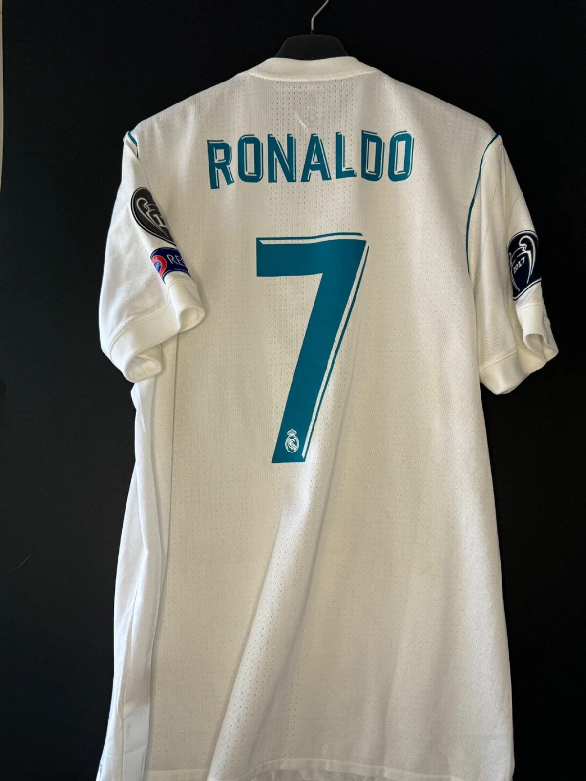 Cristiano Ronaldo Real Madrid Match issued Final champions league rare-