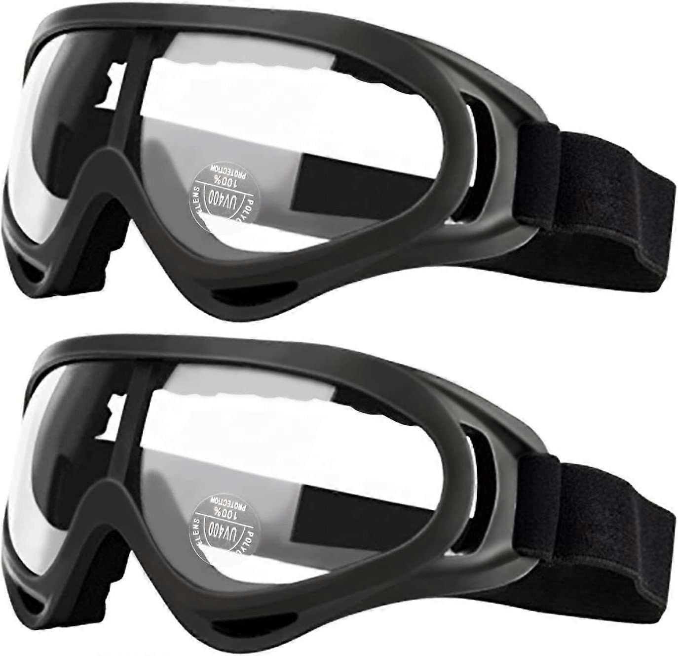 2 Pack Kids Safety Goggles with Anti-Fog and UV Protection Perfect for Foam Guns